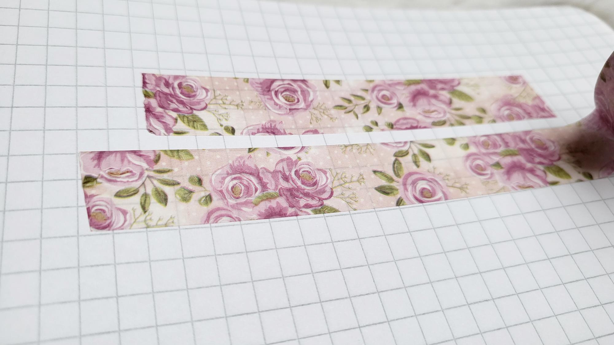 Washi Tape Pinke Rosen